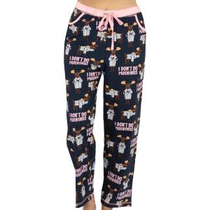 imageLazy One Pajamas for Women Cute Moose Pajama Pants and Top SeparatesDont Do Mornings Moose Womens Pajama Pant