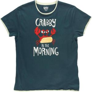 imageLazy One Pajamas for Women Cute Ocean Pajama Pants and Top SeparatesCrabby in the Am Pajama Shirt