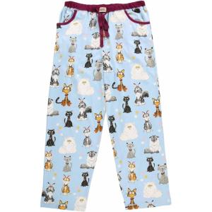 imageLazy One Pajamas for Women Cute Pajama Pants Cat and Dog Pajamas for Women Comfy Womens PJsCatitude Pajama Pant
