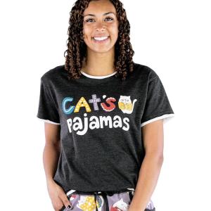 imageLazy One Pajamas for Women Cute Pajama Pants Cat and Dog Pajamas for Women Comfy Womens PJsCats Pajamas Womens Pajama Shirt