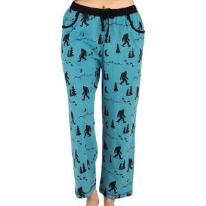 imageLazy One Pajamas for Women Cute Pajama Pants Cat and Dog Pajamas for Women Comfy Womens PJsMountain Bigfoot Womens Pajama Pant