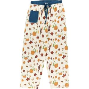 imageLazy One Pajamas for Women Cute Pajama Pants and Top SeparatesAutumn Leaves Womens Pajama Pants