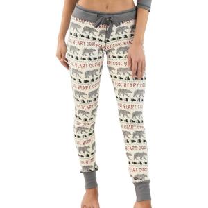 imageLazy One Womens Leggings and Tees Pajama Separates Cozy Loungewear for WomenBeary Cool Womens Pajama Leggings