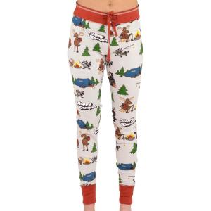imageLazy One Womens Leggings and Tees Pajama Separates Cozy Loungewear for WomenHappy Camper Womens Pajama Leggings
