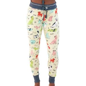 imageLazy One Womens Leggings and Tees Pajama Separates Cozy Loungewear for WomenRuff Night Womens Pajama Legging