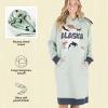 imageLazy One Oversized Hoodie Sweatshirt Comfortable Sleepwear Sweater Dress For WomenAlaska Sleep Hoodie