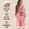 imageLazy One Oversized Hoodie Sweatshirt Comfortable Sleepwear Sweater Dress For WomenBack to Bed Sleep Hoodie