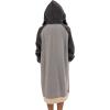 imageLazy One Oversized Hoodie Sweatshirt Comfortable Sleepwear Sweater Dress For WomenCabin Moose Sleep Hoodie