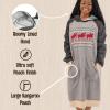 imageLazy One Oversized Hoodie Sweatshirt Comfortable Sleepwear Sweater Dress For WomenCabin Moose Sleep Hoodie