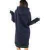 imageLazy One Oversized Hoodie Sweatshirt Comfortable Sleepwear Sweater Dress For WomenCoastal Sleep Hoodies