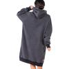 imageLazy One Oversized Hoodie Sweatshirt Comfortable Sleepwear Sweater Dress For WomenDream Under Stars Sleep Hoodie