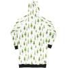 imageLazy One Oversized Hoodie Sweatshirt Comfortable Sleepwear Sweater Dress For WomenEvergreen Plaid Sleep Hoodie