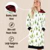 imageLazy One Oversized Hoodie Sweatshirt Comfortable Sleepwear Sweater Dress For WomenEvergreen Plaid Sleep Hoodie