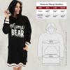 imageLazy One Oversized Hoodie Sweatshirt Comfortable Sleepwear Sweater Dress For WomenMama Bear Sleep Hoodie