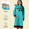 imageLazy One Oversized Hoodie Sweatshirt Comfortable Sleepwear Sweater Dress For WomenMountain Bear Sleep Hoodie
