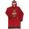 imageLazy One Oversized Hoodie Sweatshirt Comfortable Sleepwear Sweater Dress For WomenNaughty Elf Sleep Hoodie