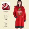 imageLazy One Oversized Hoodie Sweatshirt Comfortable Sleepwear Sweater Dress For WomenNaughty Elf Sleep Hoodie