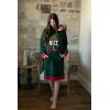imageLazy One Oversized Hoodie Sweatshirt Comfortable Sleepwear Sweater Dress For WomenNice Elf Sleep Hoodie