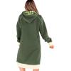 imageLazy One Oversized Hoodie Sweatshirt Comfortable Sleepwear Sweater Dress For WomenWild Flower Sleep Hoodie