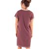 imageLazy One Womens Nightgown Funny VNeck Sleep Shirt for Women Novelty Pajama ShirtPurple Queen Bee
