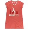 imageLazy One Womens Nightgown Funny VNeck Sleep Shirt for Women Novelty Pajama ShirtVday Gnome Nightshirt