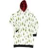 imageLazy One Oversized Hoodie Sweatshirt Comfortable Sleepwear Sweater Dress For WomenEvergreen Plaid Sleep Hoodie