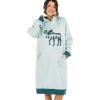 Moose Silhouette Sleep Hoodie