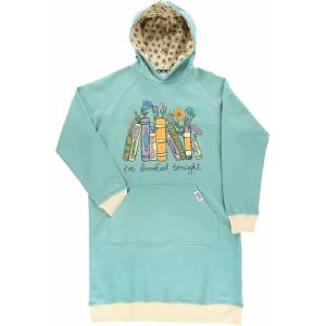 imageLazy One Oversized Hoodie Sweatshirt Comfortable Sleepwear Sweater Dress For WomenBooked Sleep Hoodie