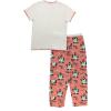 imageLazy One Womens Pajama Set Short Sleeves with Cute Prints Relaxed Fit Bear and Moose PrintsBear in Am Pajama Set
