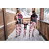 imageLazy One Womens Pajama Set Short Sleeves with Cute Prints Relaxed Fit Bear and Moose PrintsCanada Eh Pajama Set