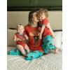 imageLazy One Womens Pajama Set Short Sleeves with Cute Prints Relaxed Fit Bear and Moose PrintsDont Moose Pajama Set