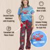 imageLazy One Womens Pajama Set Short Sleeves with Cute Prints Relaxed Fit Crab Ocean Seaside Animal Crabby in The Morning XLarge
