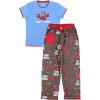 imageLazy One Womens Pajama Set Short Sleeves with Cute Prints Relaxed Fit Crab Ocean Seaside Animal Crabby in The Morning XLarge