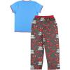 imageLazy One Womens Pajama Set Short Sleeves with Cute Prints Relaxed Fit Crab Ocean Seaside Animal Crabby in The Morning XLarge