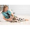 imageLazy One Womens Pajama Set Short Sleeves with Cute Prints Relaxed Fit Dog and Cat PrintsCat Nap Blue Pajama Set