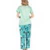 imageLazy One Womens Pajama Set Short Sleeves with Cute Prints Relaxed Fit Dog and Cat PrintsDog Mom Pajama Set