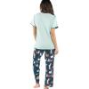 imageLazy One Womens Pajama Set Short Sleeves with Cute Prints Relaxed Fit Dog and Cat PrintsLoafin Around Pajama Set
