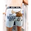 imageLazy One Funny Boxer Briefs Underwear Gag GiftsDont Moose Blue