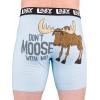 imageLazy One Funny Boxer Briefs Underwear Gag GiftsDont Moose Blue