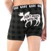 imageLazy One Funny Boxer Briefs Underwear Gag GiftsDont Moose With Me
