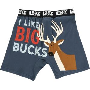 imageLazy One Funny Boxer Briefs Underwear Gag GiftsBig Bucks