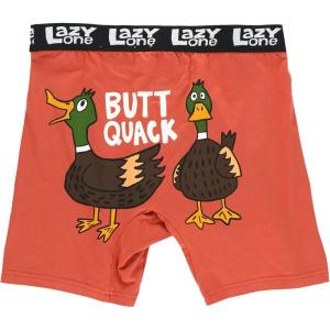 imageLazy One Funny Boxer Briefs Underwear Gag GiftsButt Quack