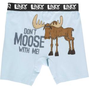 imageLazy One Funny Boxer Briefs Underwear Gag GiftsDont Moose Blue