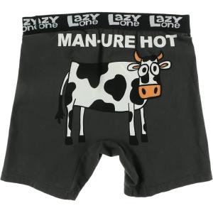 imageLazy One Funny Boxer Briefs Underwear Gag GiftsManure Hot