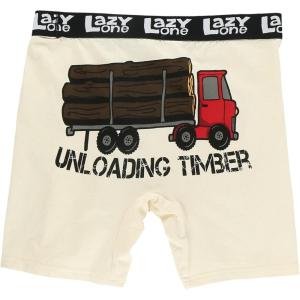imageLazy One Funny Boxer Briefs Underwear Gag GiftsUnloading Timber