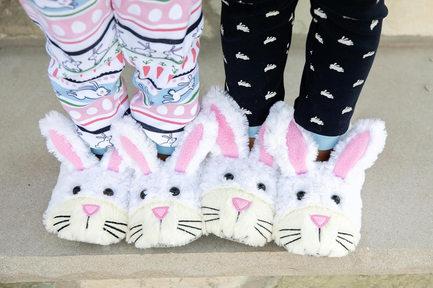 imageLazy One Animal Critter Slippers for Kids and Adults Cute and Cozy SlippersBunny Critter Slipper
