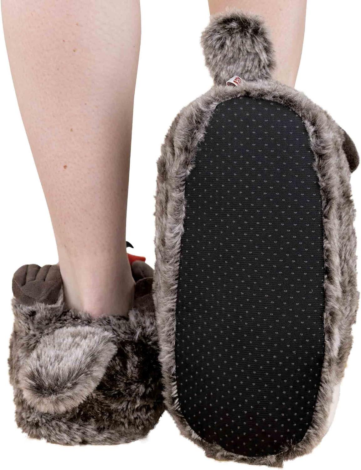 imageLazy One Animal Critter Slippers for Kids and Adults Cute and Cozy SlippersOtter Critter Slipper