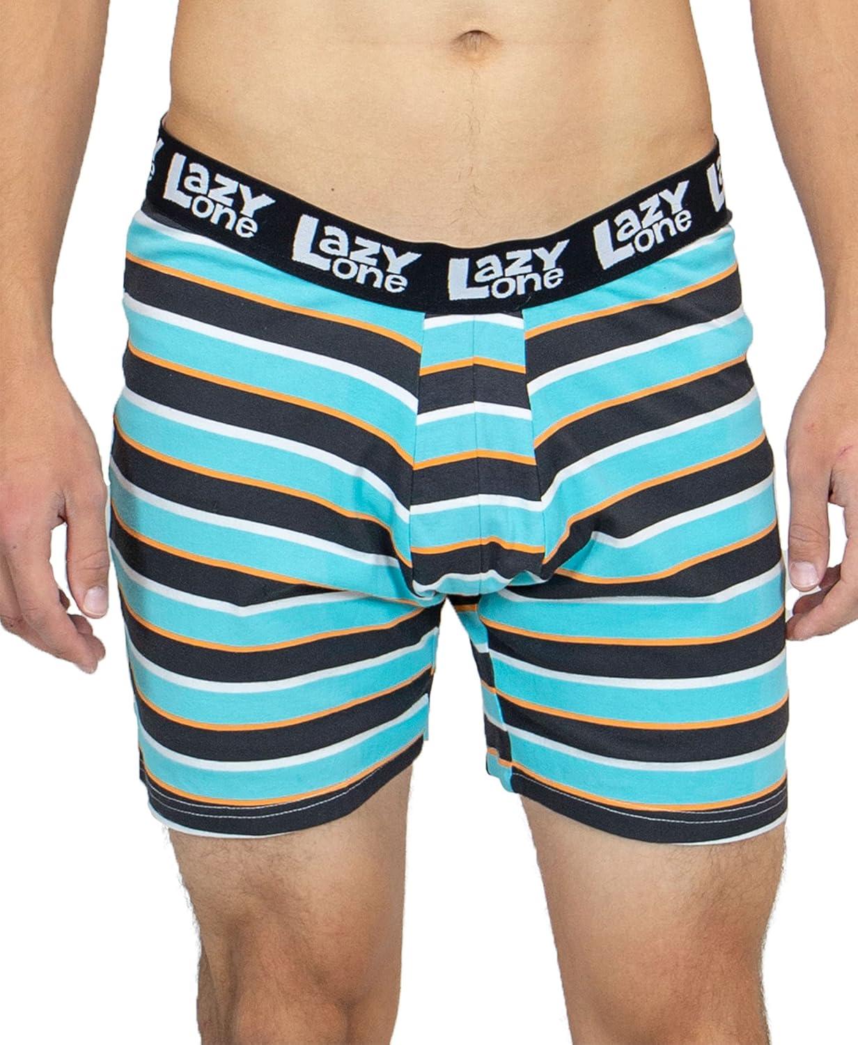 imageLazy One Funny Animal Boxer Briefs for Men Underwear for Men Stud Muffin Bird Stud Puffin Small