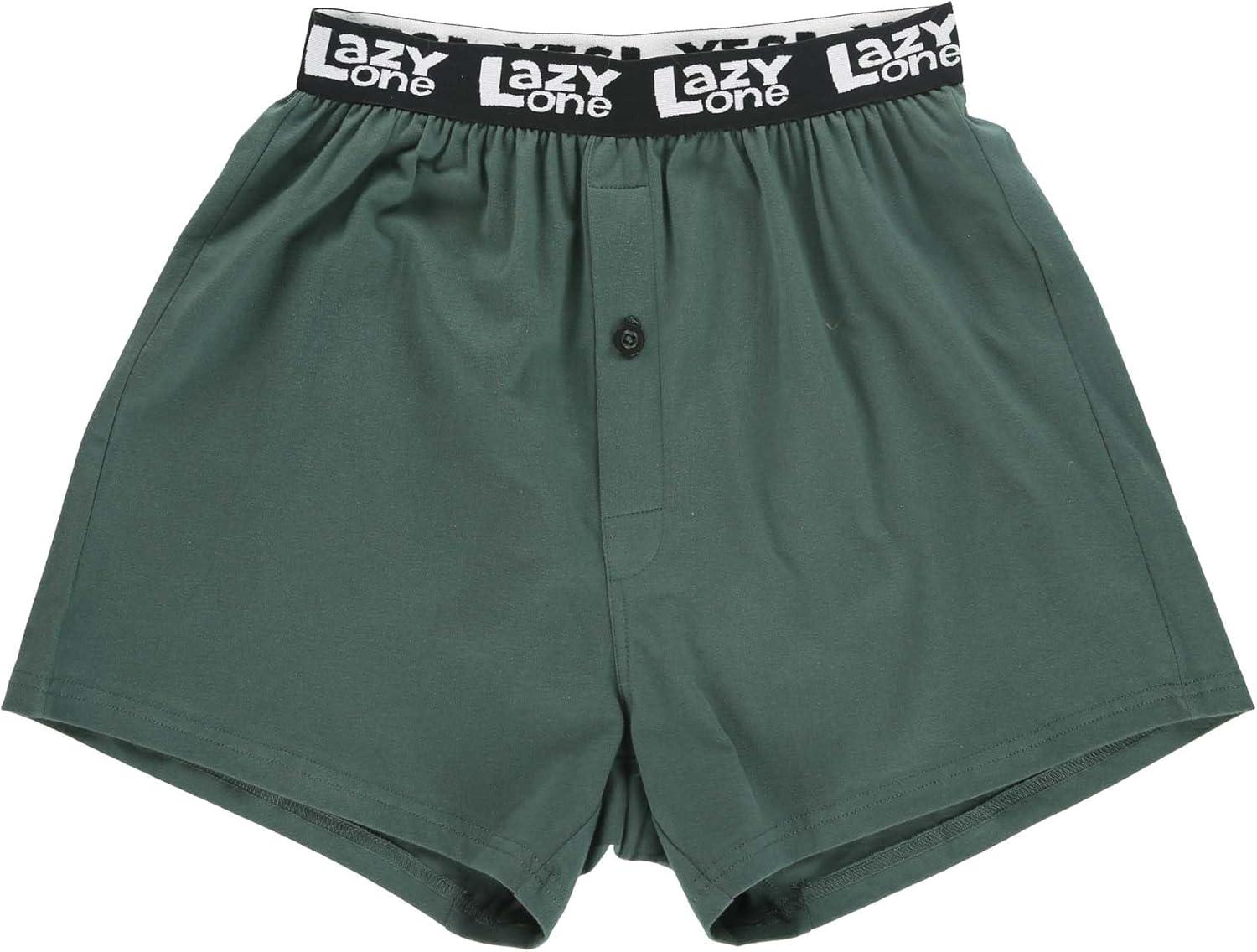 imageLazy One Funny Animal Boxers Novelty Boxer Shorts Humorous Underwear Gag Gifts for Men Funny Bear BoxersGluteous Maximoose Boxers