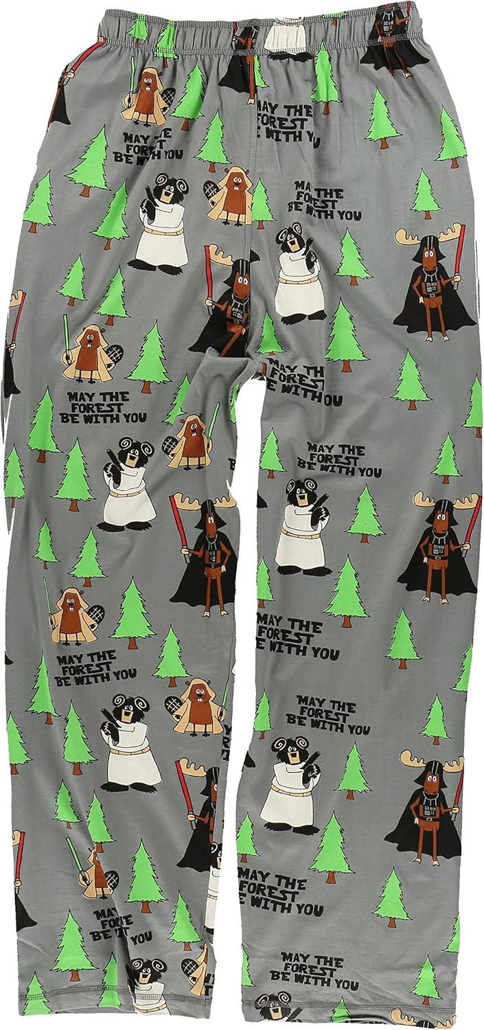 imageLazy One Funny Moose Pajama Pants for Men Mens Separate Bottoms Lounge PantsMay the Forest Be With You Pajama Pants